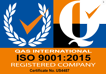 CERTIFIED MANAGEMENT SYSTEM - ISO 9001:2015